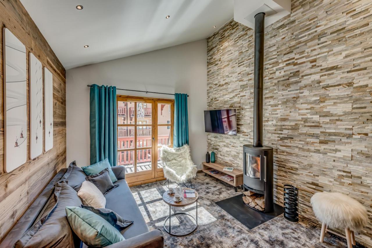 Arc 1950 - Charmant Appart 2-4 Pers Dans Residence Hoteliere, Skis Aux Pieds Les Arcs  Luaran gambar